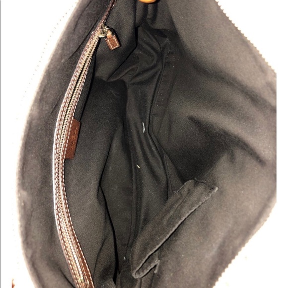 Authentic Gucci monogram bamboo handle bag - Picture 5 of 8